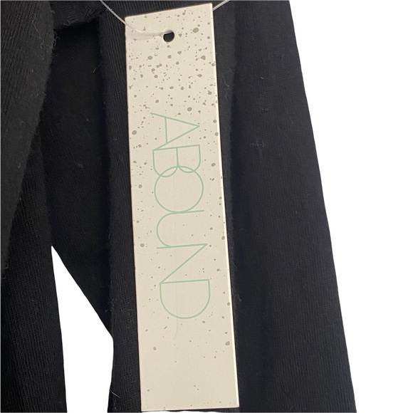 NEW Abound Nordstrom Empathy Black Graphic Long Sleeve Tee Crew Neck Casual Top - Picture 7 of 9